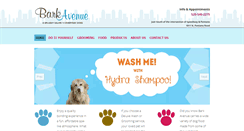 Desktop Screenshot of barkavenuedogwash.com